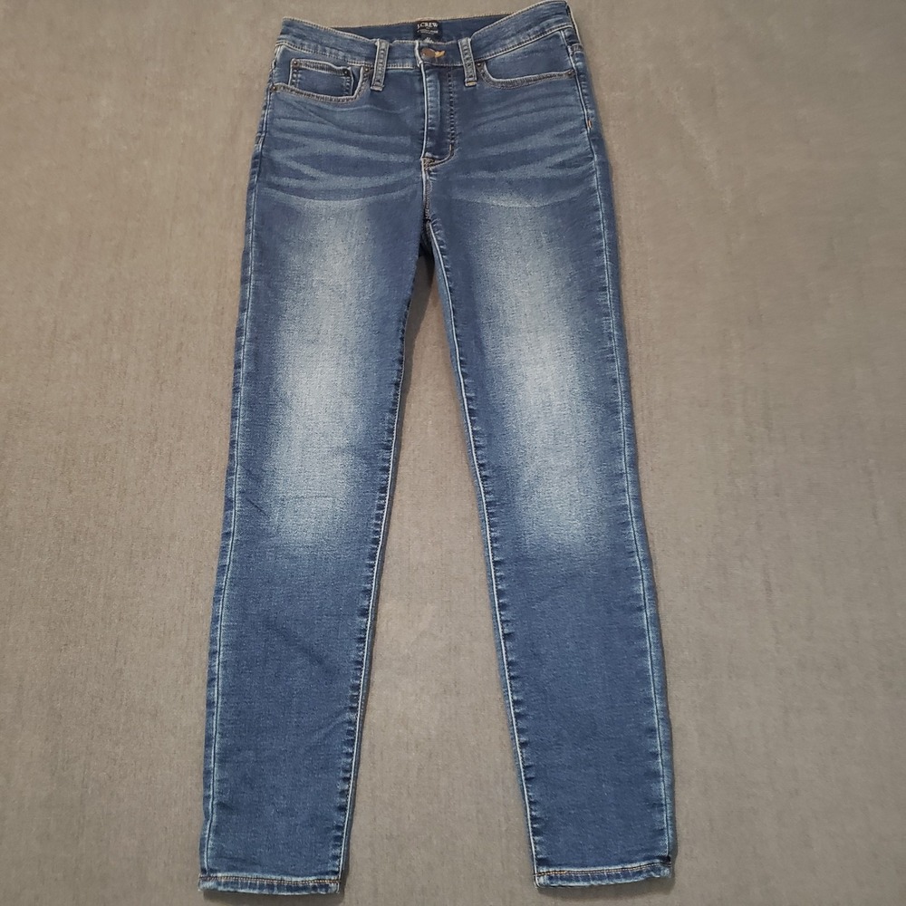 J. Crew Jeans Womens Size 27‎ 9" High Rise Skinny